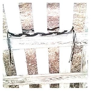 NWOT macrame beaded belt.